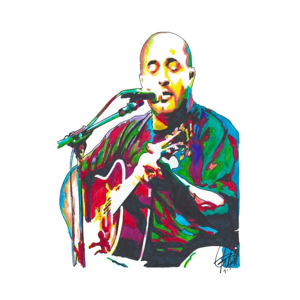 Aaron Lewis Staind Singer Guitar Rock Music Poster Print Wall Art 11x17